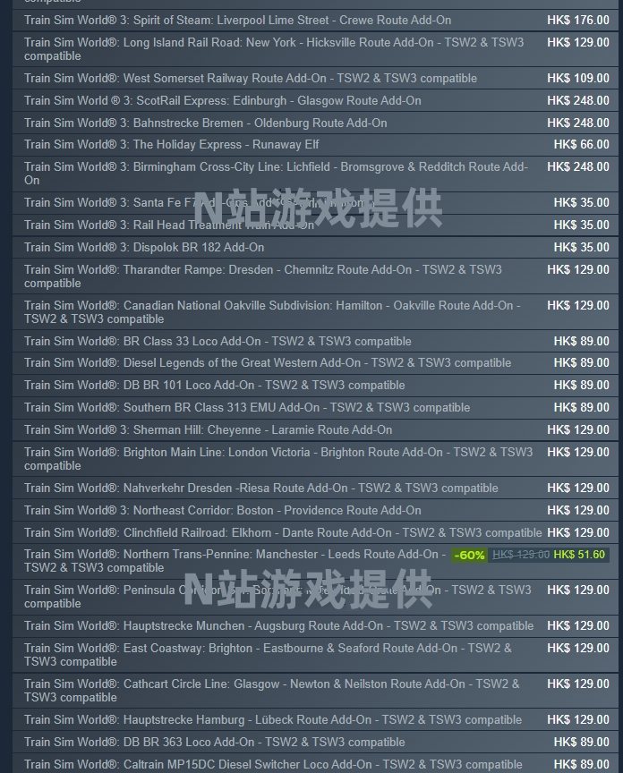 模拟火车世界3终极版/Train Sim World® 3(全DLCs)